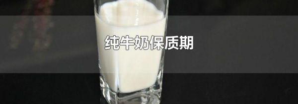 纯牛奶保质期