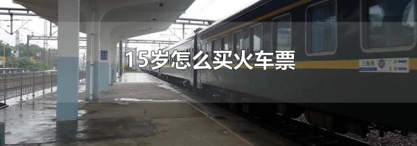15岁怎么买火车票