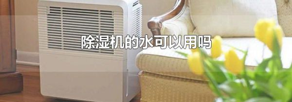 除湿机的水可以用吗