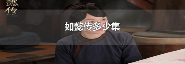 如懿传多少集