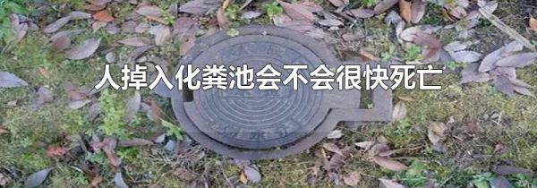 人掉入化粪池会不会很快死亡