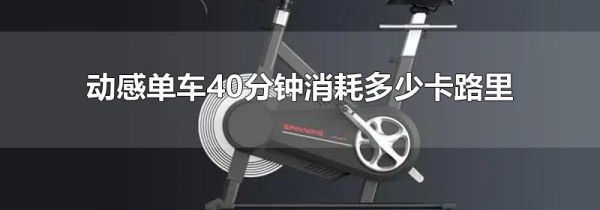 动感单车40分钟消耗多少卡路里