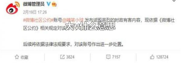 大v什么意思