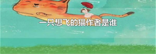 一只想飞的猫作者是谁