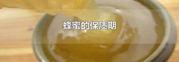 蜂蜜的保质期