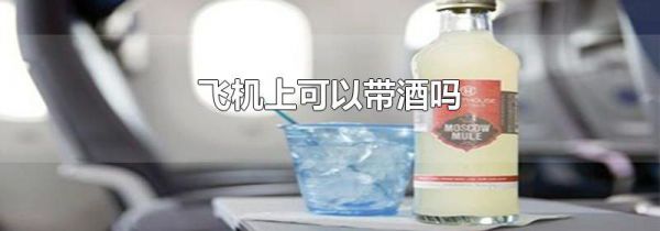 飞机上可以带酒吗