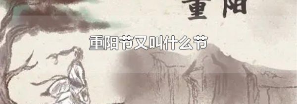 重阳节又叫什么节