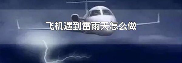 飞机遇到雷雨天怎么做