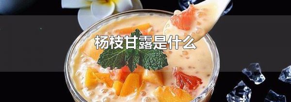 杨枝甘露是什么