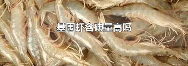 基围虾含碘量高吗