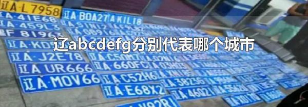 辽abcdefg分别代表哪个城市