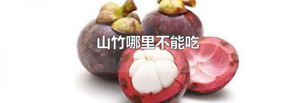 山竹哪里不能吃