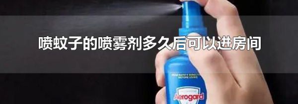 喷蚊子的喷雾剂多久后可以进房间