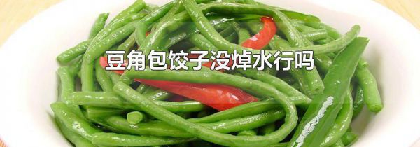 豆角包饺子没焯水行吗