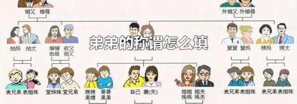 弟弟的称谓怎么填