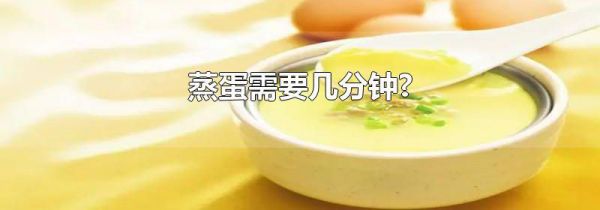 蒸蛋需要几分钟?
