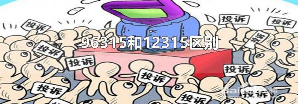 96315和12315区别