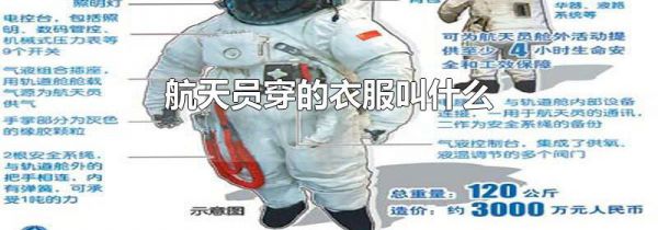 航天员穿的衣服叫什么