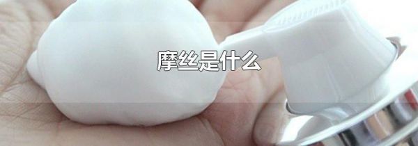 摩丝是什么
