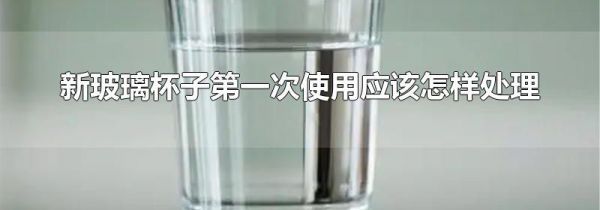 新玻璃杯子第一次使用应该怎样处理