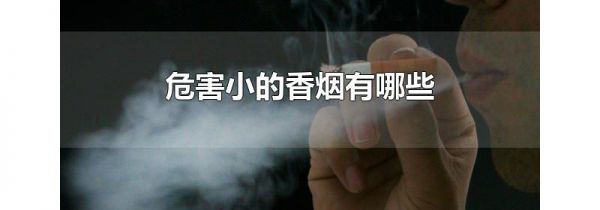 危害小的香烟有哪些