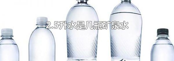 2.5升水是几瓶矿泉水