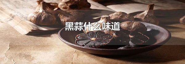 黑蒜什么味道