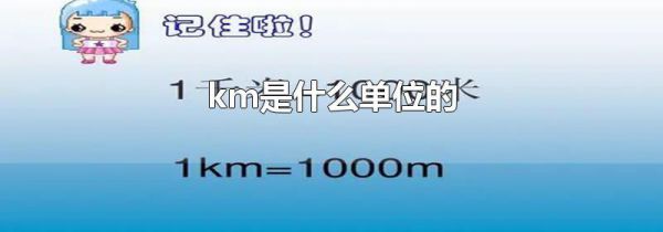km是什么单位的