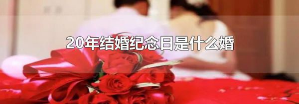 20年结婚纪念日是什么婚