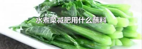 水煮菜减肥用什么蘸料