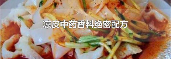凉皮中药香料绝密配方