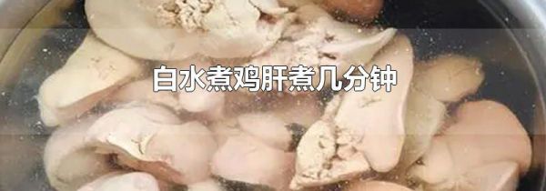 白水煮鸡肝煮几分钟