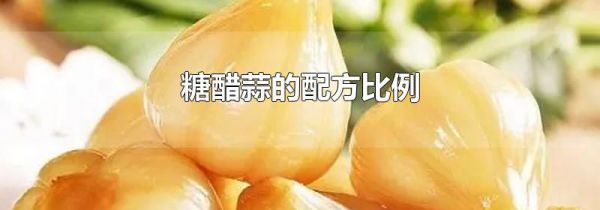 糖醋蒜的配方比例