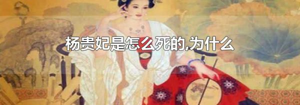 杨贵妃是怎么死的,为什么