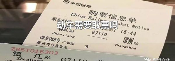 动车需要取票吗