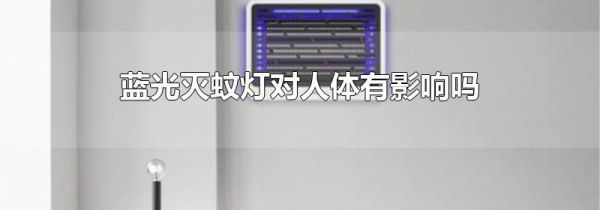 蓝光灭蚊灯对人体有影响吗
