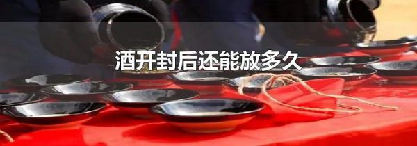 酒开封后还能放多久