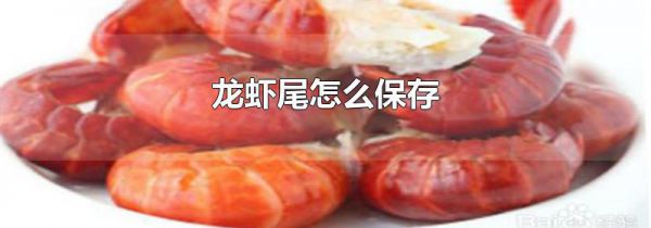 龙虾尾怎么保存