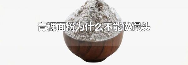 青稞面粉为什么不能做馒头