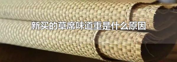 新买的草席味道重是什么原因