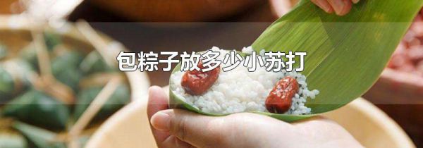 包粽子放多少小苏打