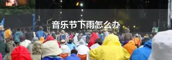 音乐节下雨怎么办
