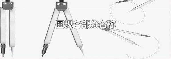圆规各部分名称