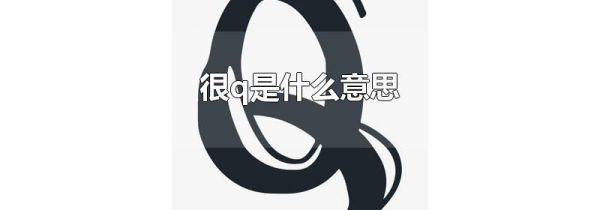 很q是什么意思