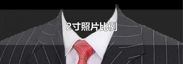 2寸照片比例