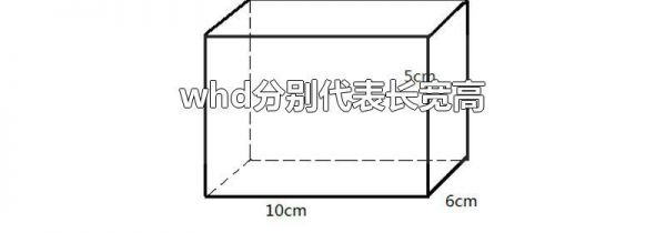 whd分别代表长宽高