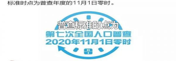 普查标准时点为