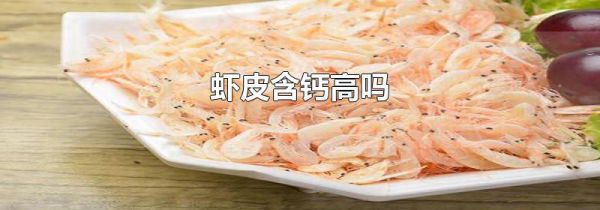 虾皮含钙高吗