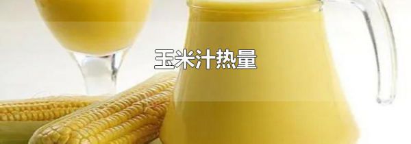 玉米汁热量