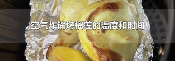 空气炸锅烤榴莲的温度和时间